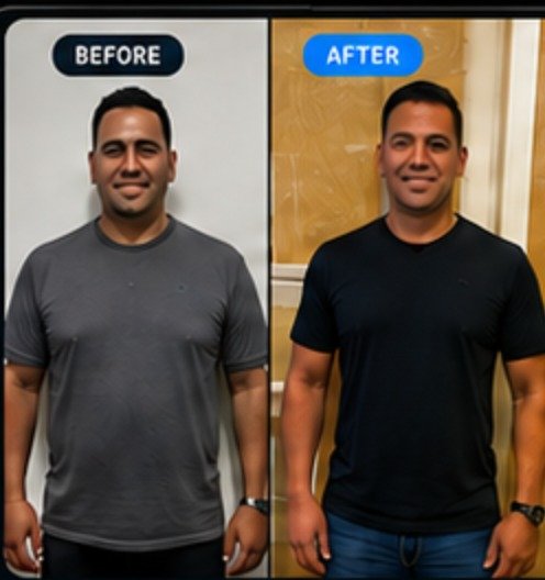 Carlos Valez before and after