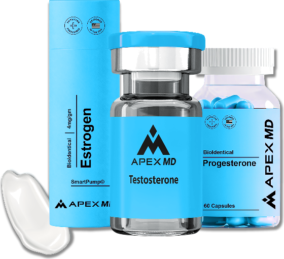 Apex MD bioidentical estrogen, testosterone and progesterone