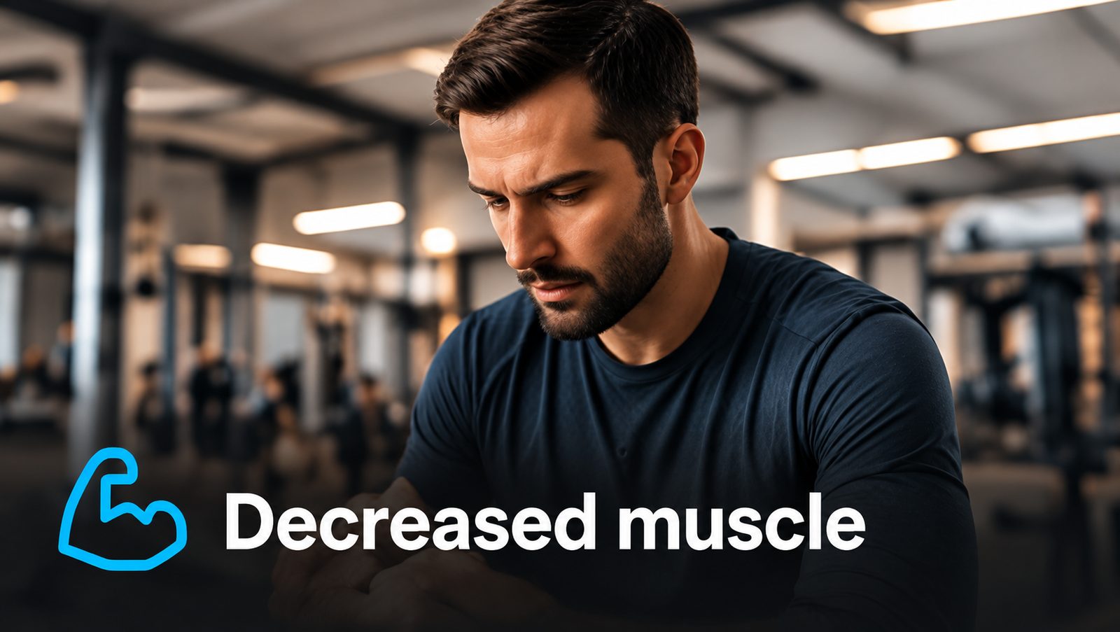 Decreased muscle