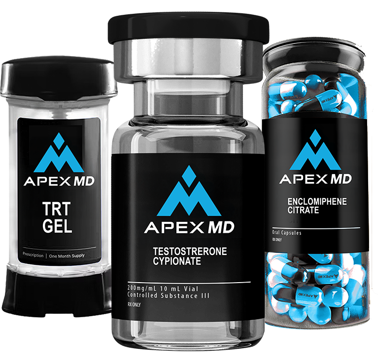 Apex MD testosterone therapy products