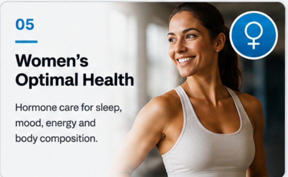 Women’s Optimal Health — hormone care for sleep, mood, energy and body composition