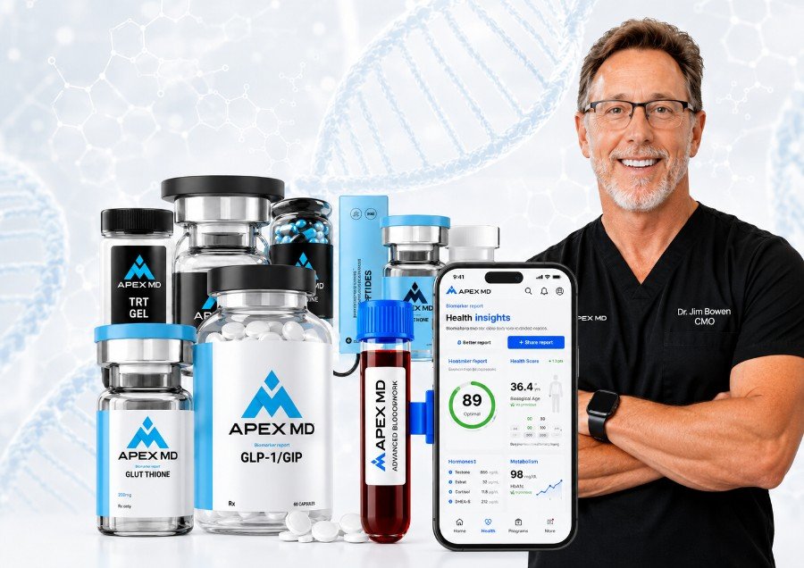 Apex MD products, advanced bloodwork and the member health app with Dr. Jim Bowen, CMO