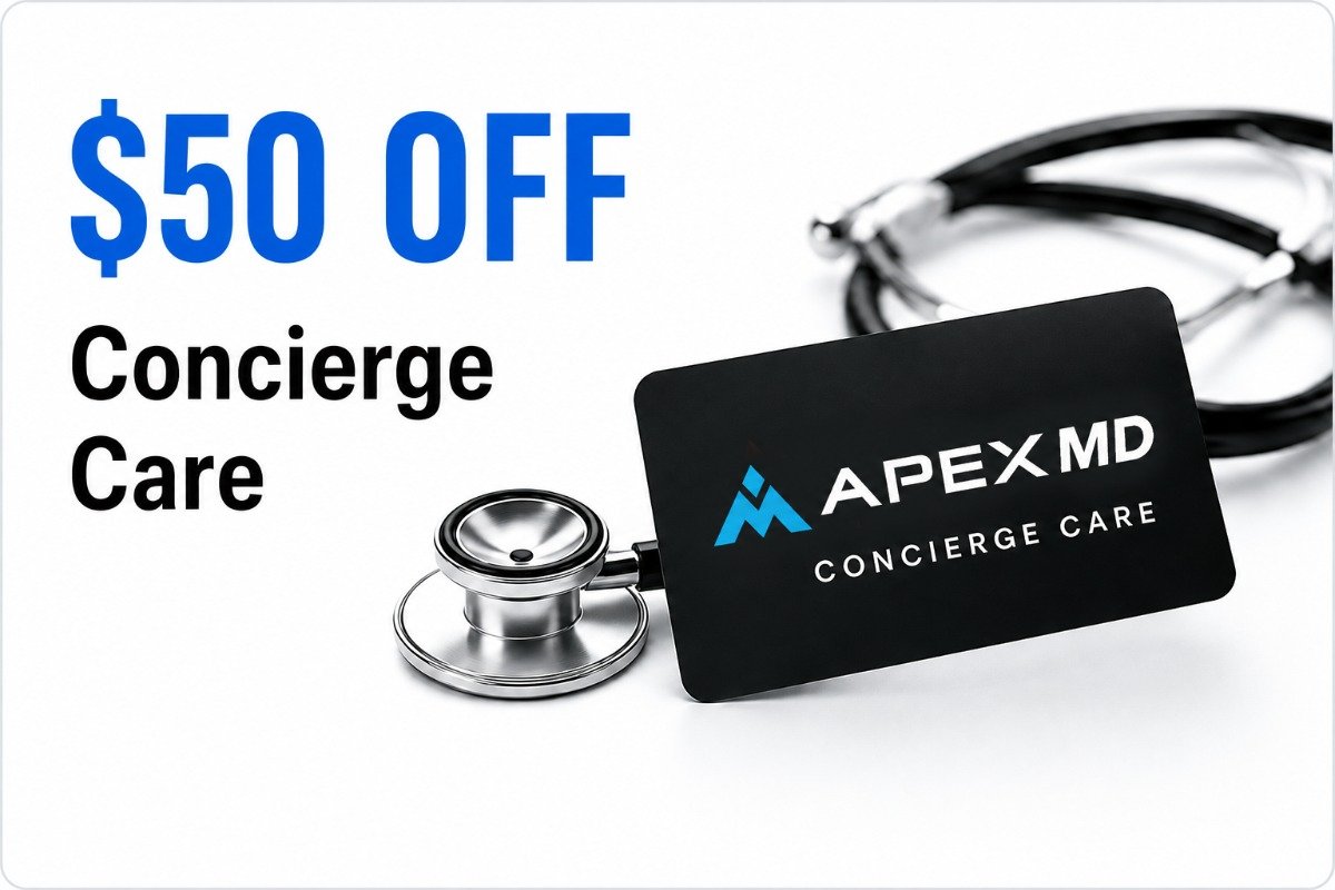 $50 off Apex MD Concierge Care